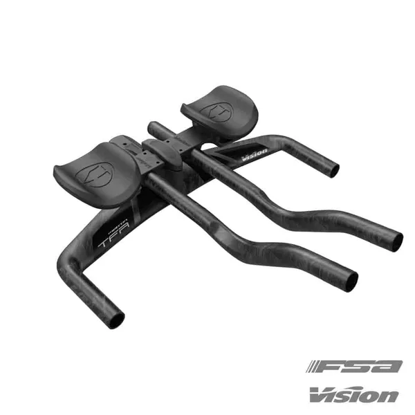 Kierownica czasowa Vision Metron TFA EVO Aerobar Bundle z przedłużkami Vision Carbon JS-Bend 412 mm