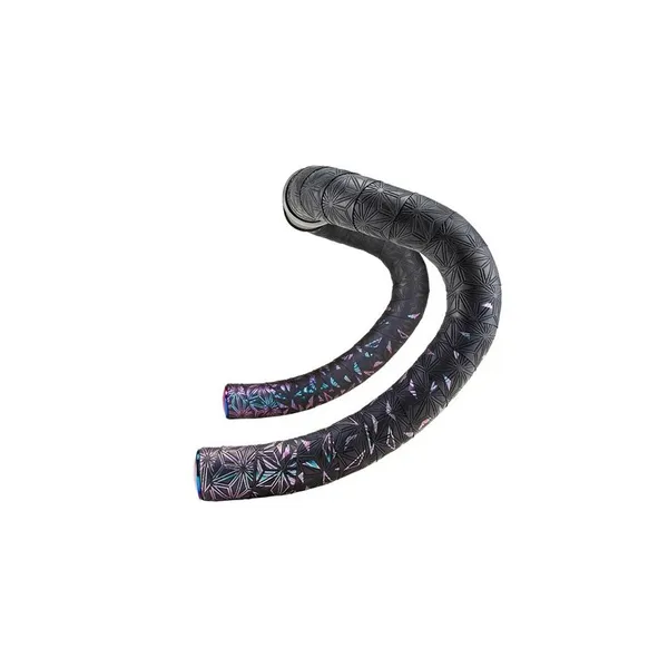 Owijka Supacaz Super Sticky Kush - Star Fade - Oil Slick + Oil Slick Plugs