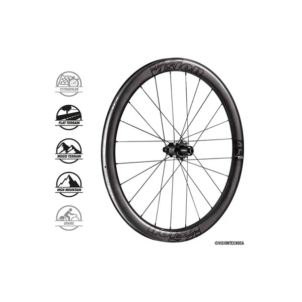 Koła Vision Metron 45 SL DB-CL, opona TL, SH11 B1
