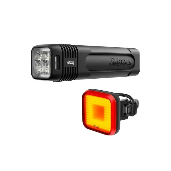 Lampa Knog Blinder Pro 900 + Blinder Square tył