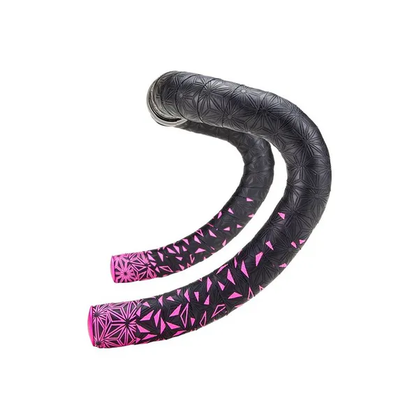 Owijka Supacaz Super Sticky Kush - Star Fade - Neon Pink + Ano Pink Plugs
